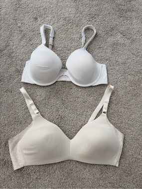 Hanes and Ambrielle bras- NWOT 36C